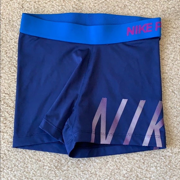 nike spandex navy blue